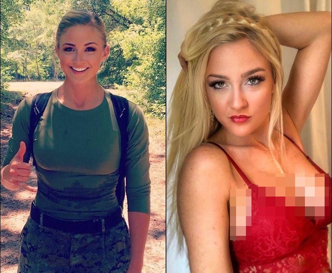 Brie adalah Marnir AS yang telah bertugas di 100 negara, termasuk Jepang, Thailand hingga Jerman. Ia mulai bergabung sebagai Marinir sejak usianya masih sangat muda, yakni di usia 19 tahun.  Foto: Instagram