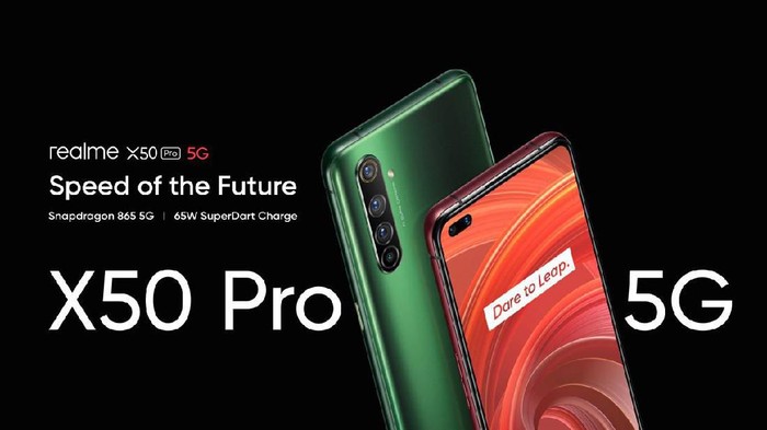 Realme X50 Pro 5G, smartphone flagship 5G pertama besutan Realme.