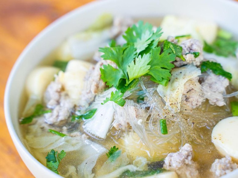 Resep Sup : Sup Tofu Ayam Cincang Resep Sup : Sup Tofu Ayam Cincang