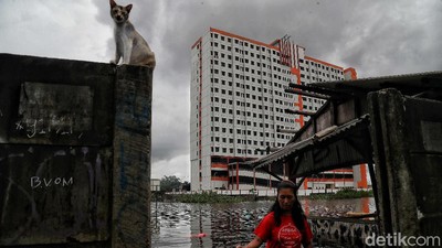 Potret Warga Korban Banjir di Semper Jakut Menanti Bantuan