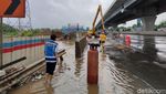 Potret Kemacetan di Tol Jakarta Cikampek Akibat Banjir
