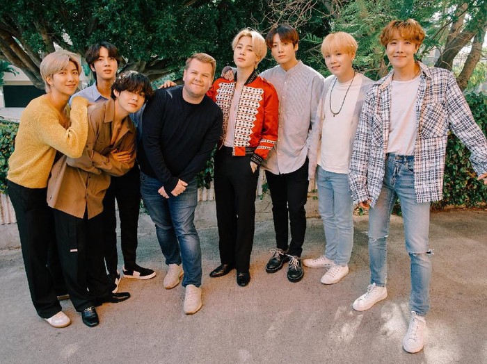 BTS dan James Corden BTS dan James Corden