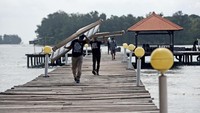 Fasilitas di pulau ini pun sanggup menampung 250 orang.