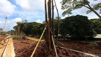 Bambang mengatakan timnya akan mencari tahu dugaan perusakan kawasan Monas Selatan akibat revitalisasi dan rencana gelaran Formula E di Monas.