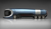 Hyper truck merupakan mobil otonom. Dipenuhi beragam sensor, truk ini bisa mengemudi sendiri dengan bantuan komputer super pintar. Foto: Pool (Autoevolution)