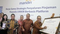 Melalui sinergi ini, perseroan berharap dapat meningkatkan pembiayaan UMKM berbasis platform ini hingga sekitar Rp 1 triliun dari Rp100 miliar pada tahun lalu.