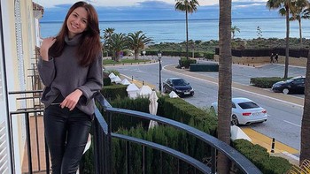 Ia mengandalkan pasokan makanan dari satu-satunya toko di dekat tempat tinggalnya yang masih buka. Foto: Instagram