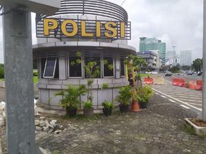 Kondisi Terkini Pospol Lantas Tugu Tani Menteng Usai Dilempar OTK