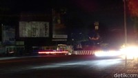 Begini potret kondisi Rembang kota tanpa listrik saat malam hari.