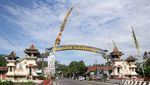 Ribuan Janur Kuning Hiasi Jalan di Banjarnegara