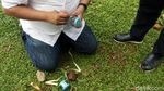Momen Komisi Pengarah Ambil Sampel Tanah-Pohon di Monas