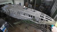 Kapal perang itu tercipta dari tempat sederhana Laboratorium Kelautan ITS yang berada di Surabaya, Jawa Timur.