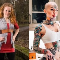 Cigno dulunya memiliki rambut panjang. Ia bahkan jarang memakai pakaian-pakaian seksi. Namun setelah transformasinya itu, penampilan Cigno 180 derajat berbeda.  Wanita yang tinggal di California itu berencana akan menambah tatonya hingga menutupi kulit tubuhnya. Dia juga akan melakukan prosedur ekstrem, yakni membelah lidahnya.  Foto: Instagram