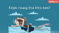 Faktanya, kaporit pada kolam renang akan mengoksidasi kuman-kuman (termasuk kalau ada yang gila mau ejakulasi di dalam kolam) sehingga terjadi degradasi protein sampai mati. 