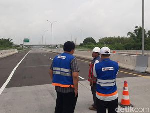 Jembatan Tol Paspro di KM 830 Ambles 15 Cm, Kendaraan pada Jumping