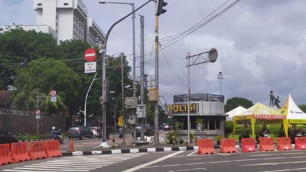 Kondisi Terkini Pospol Lantas Tugu Tani Menteng Usai Dilempar OTK