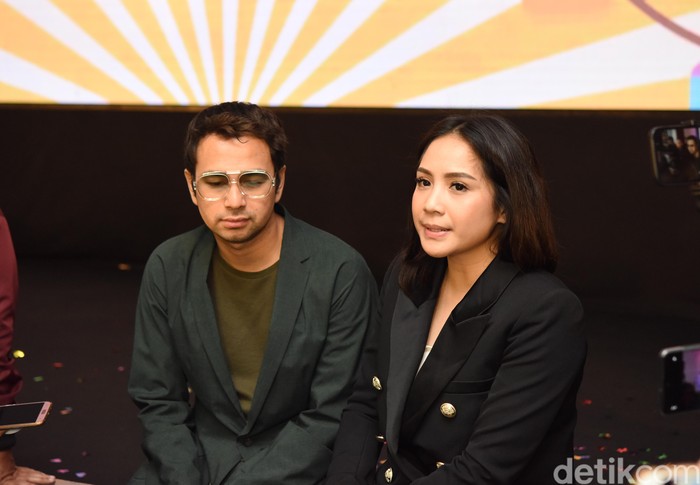 Raffi Ahmad Raffi Ahmad dan Nagita Slavina saat ditemui di kawasan Gatot Subroto.