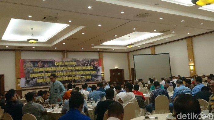 Polisi dan Pengusaha di Cilegon Duduk Bareng