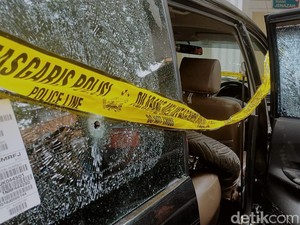 Mobil 3 Begal yang Dikirim ke Akhirat Diberondong Peluru, Ini Penampakannya