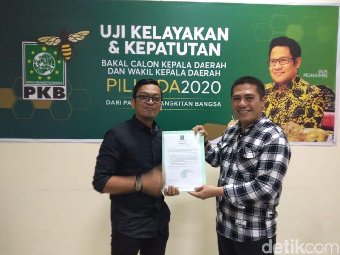 Deng Ical didukung PKB maju Pilwalkot Makassar 2020.