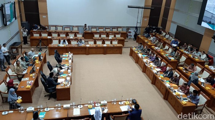 Rapat Komisi VIII DPR dengan Menag Fachrul Razi (Lisye Sri Rahayu/detikcom)