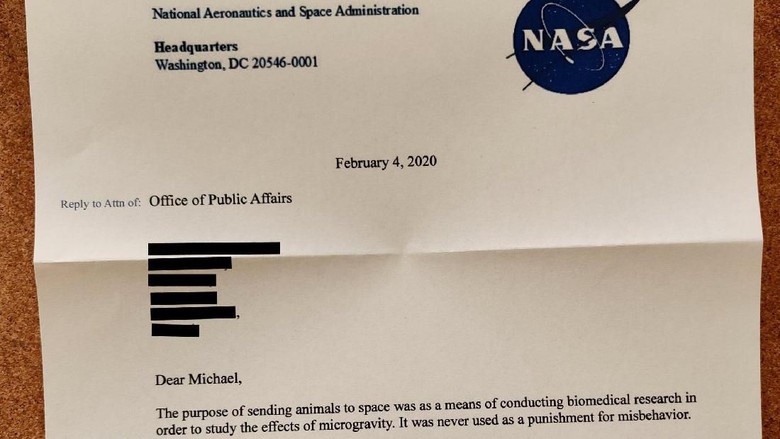 surat untuk NASA surat untuk NASA