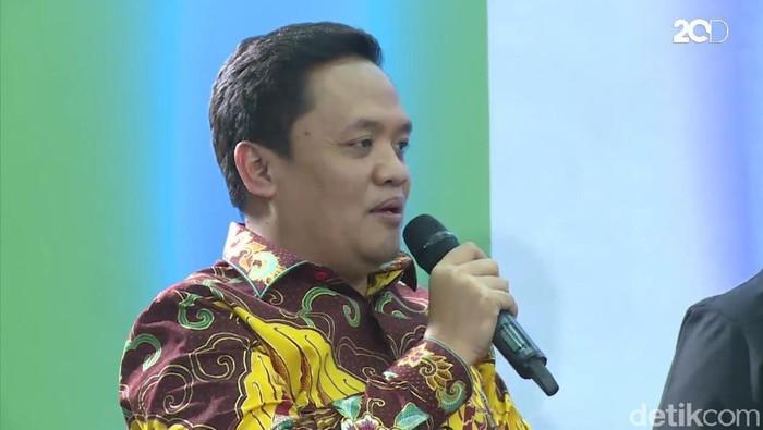 Foto: Screenshot drooftalk Juru Bicara Partai Gerindra Habiburokhman