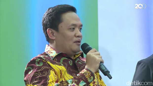 Foto: Screenshot d'rooftalk Juru Bicara Partai Gerindra Habiburokhman