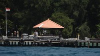Begini suasana Pulau Sebaru Kecil di Kepulauan Seribu, Jakarta, Senin (26/2/2020).