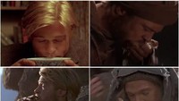 Dalam film Seven Years in Tibet yang dirilis tahun 1997, Brad Pitt terlihat menyantap sup, oats, biskuit dan makanan anjing. Film ini diangkat dari kisah nyata seorang pendaki gunung yang tersesat di Tibet. Foto: istimewa