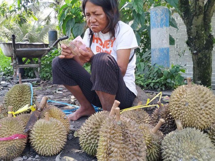 penjual makanan yang ditipu pakai yang palsu