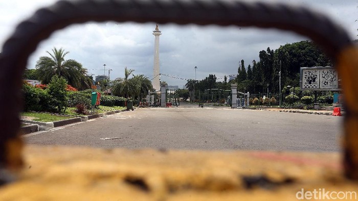Kawasan Monas yang akan menjadi lokasi balapan Formula-E.