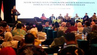 Menurut mantan bos Gojek ini bawah tantangan dalam pemajuan kebudayaan selama ini, yang berdampak pemajuan kebudayaan tidak berkelanjutan. Hal tersebut ditegaskan Nadiem pada pembukaan Rapat Koordinasi Nasional (Rakornas) Bidang Kebudayaan di Hotel Sahid, Jakarta. Nadiem juga menyoroti mengenai pendidikan dan kebudayaan. Karenanya  pendidikan tidak mungkin bisa berkualitas tanpa unsur budaya dan seni kuat. Foto: dok. Kemendikbud