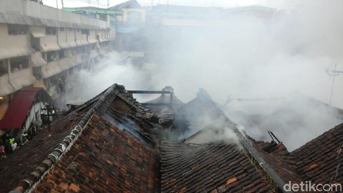 Kebakaran di Pasar Bogor