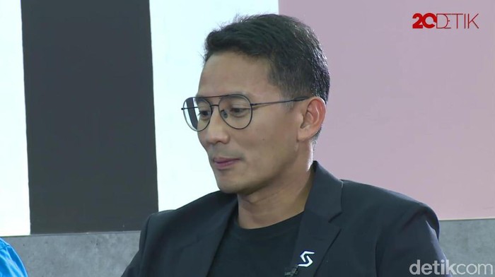 Screenshot drooftalk Sandiaga Uno