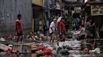 Nestapa Warga Teluk Gong yang Masih Dikepung Banjir