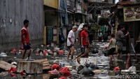 Kawasan Teluk Gong menjadi salah satu area yang kerap terendam banjir di ibu kota.