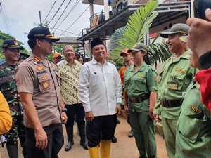 Wagub Jabar Cek Banjir di Perum Bumi Nasio Indah Bekasi: Sudah 4 Kali