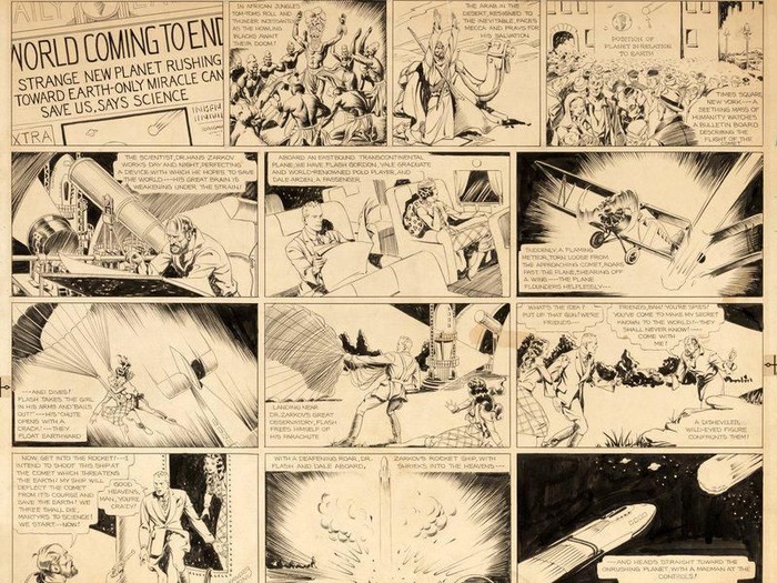 Komik Strip Flash Gordon
