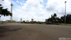 Melihat Aspal Monas yang Akan Jadi Sirkuit Formula E