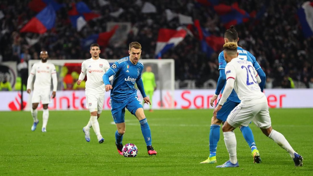 Juventus tampil buruk di babak pertama sehingga dikalahkan Lyon 0-1. (Foto: Getty Images/Catherine Ivill)