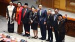 Momen Puan Lantik 3 Anggota PAW Pengganti Menkum HAM-Mensos-Menkominfo