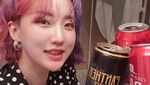 Bikin Gemas! Pose Manis Han Yoo Ra dengan Beragam Makanan