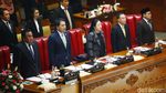Momen Puan Lantik 3 Anggota PAW Pengganti Menkum HAM-Mensos-Menkominfo