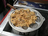 Cara membuat kue laba-laba.