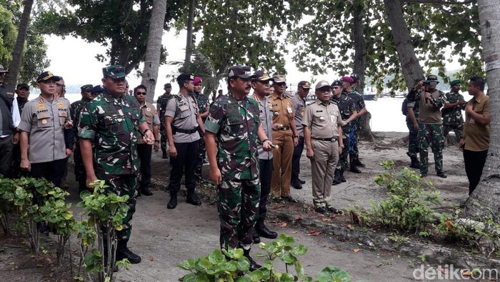 Panglima TNI dan Kapolri Tinjau Pulau Sebaru Kecil