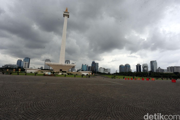 Kawasan Monas yang akan menjadi lokasi balapan Formula-E.