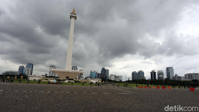Kawasan Monas yang akan menjadi lokasi balapan Formula-E.
