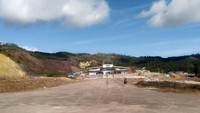 Bagaimana tidak, dalam pembangunan itu kontraktor mesti menghadapi medan yang berbukit. Istimewa/Dok. Kementerian Perhubungan (Bandara Buntu Kunik).