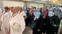 Pascamerebaknya virus corona dan pelarangan pemerintah Arab Saudi, kawasan Kabah masih tetap ramai. Abdel Ghani BASHIR / AFP.